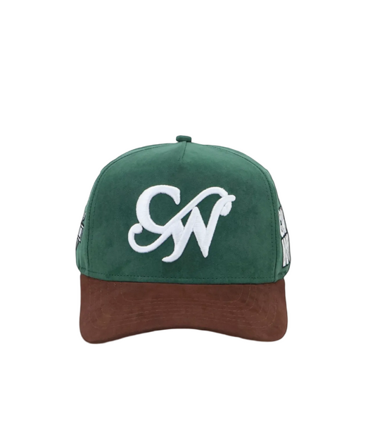 FOREST GREEN & BROWN SNAPBACK