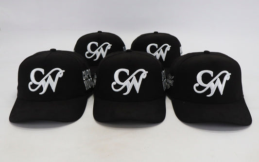 BLACK & WHITE “CAPONE WORLD” SNAPBACK A-FRAME