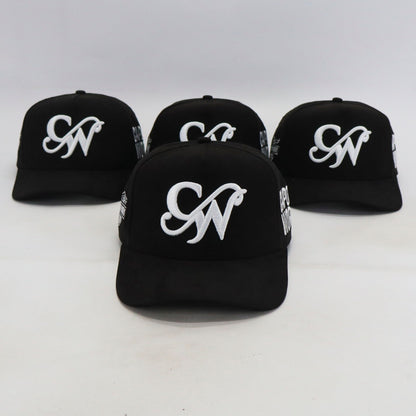 BLACK & WHITE “CAPONE WORLD” SNAPBACK A-FRAME