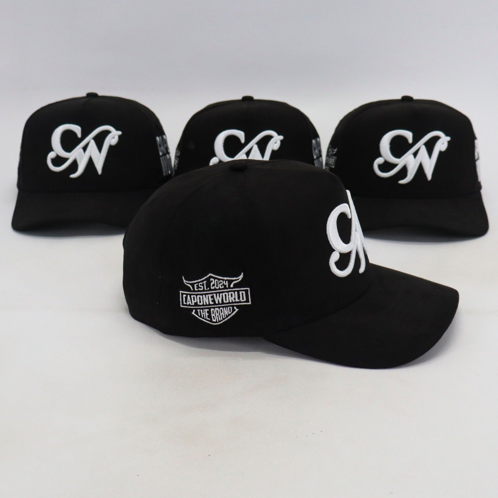 BLACK & WHITE “CAPONE WORLD” SNAPBACK A-FRAME – Capone World