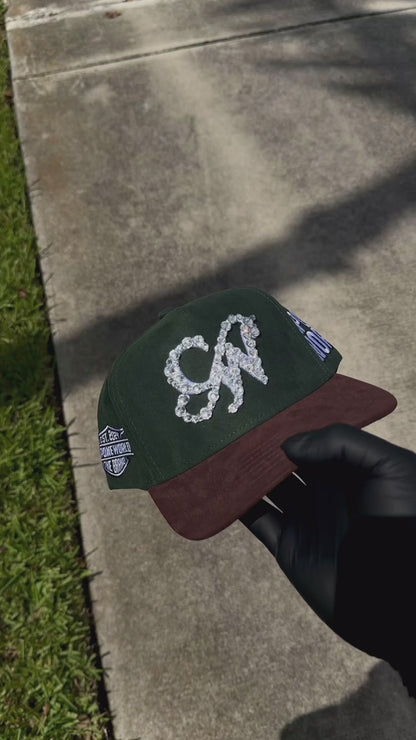 FOREST GREEN & BROWN ''ICED OUT" CW